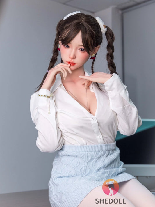 F6036—165cm/5ft4-56kg E Cup Asian Silicone Sex Doll | SHEDOLL