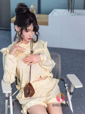 F5895—158cm/5ft2-47kg C Cup Asian ROS Silicone Sex Doll | SHEDOLL