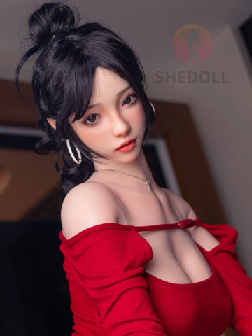 F6037—165cm/5ft4-56kg E Cup Asian ROS Silicone Sex Doll | SHEDOLL