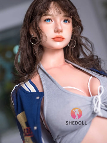 F6038—165cm/5ft4-56kg E Cup Asian Silicone Sex Doll | SHEDOLL