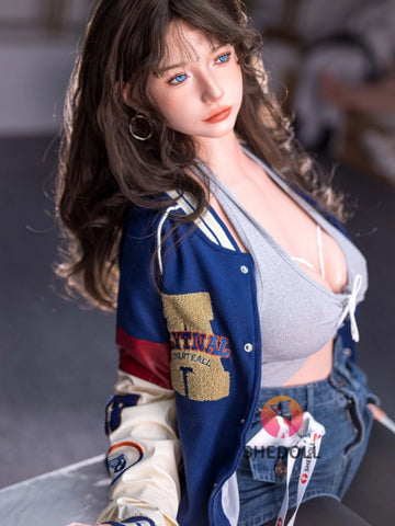 F6038—165cm/5ft4-56kg E Cup Asian Silicone Sex Doll | SHEDOLL