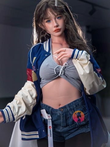 F6038—165cm/5ft4-56kg E Cup Asian Silicone Sex Doll | SHEDOLL