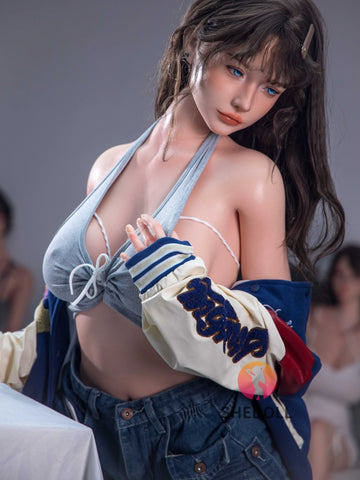 F6038—165cm/5ft4-56kg E Cup Asian Silicone Sex Doll | SHEDOLL