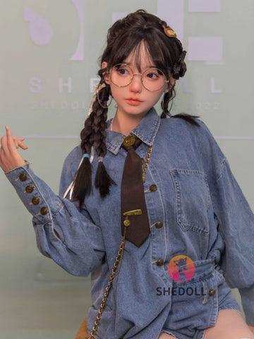 F5897—158cm/5ft2-47kg C Cup Asian ROS Silicone Sex Doll | SHEDOLL