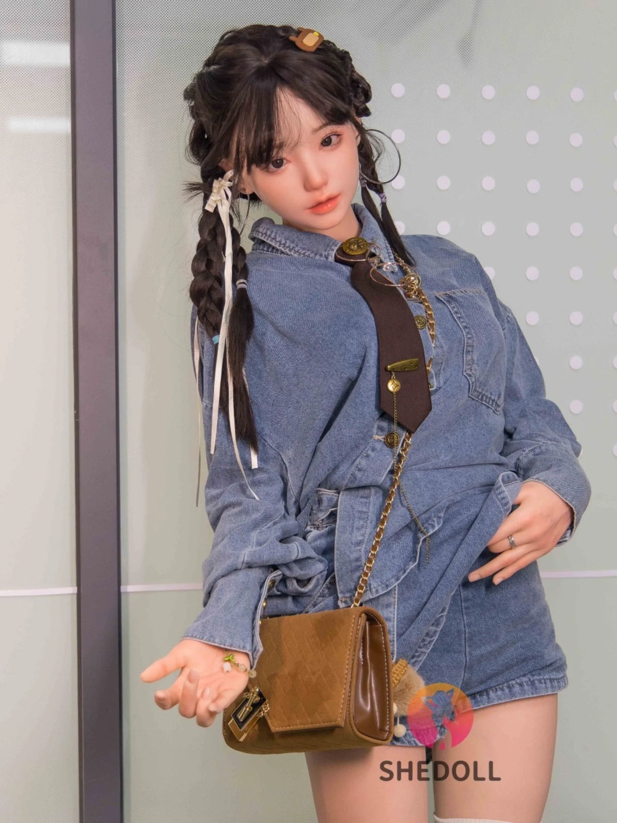 F5897—158cm/5ft2-47kg C Cup Asian ROS Silicone Sex Doll | SHEDOLL