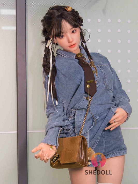 F5897—158cm/5ft2-47kg C Cup Asian ROS Silicone Sex Doll | SHEDOLL