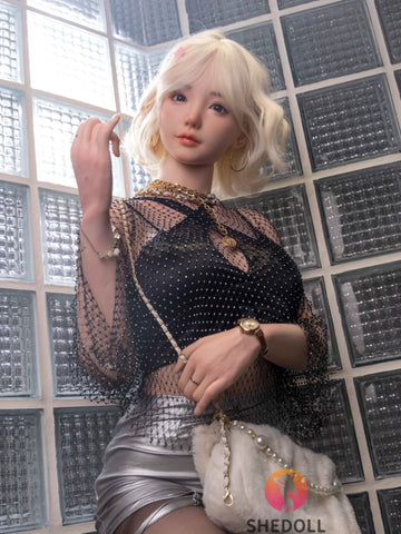 F6039—165cm/5ft4-56kg E Cup Asian Silicone Sex Doll | SHEDOLL