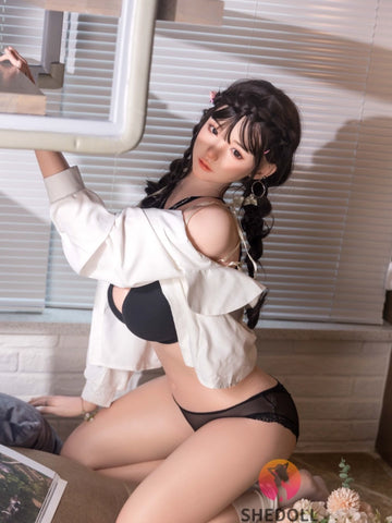 F6040—165cm/5ft4-56kg E Cup Asian Silicone Sex Doll | SHEDOLL