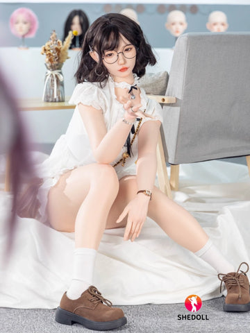F6041—165cm/5ft4-56kg E Cup Asian ROS Silicone Sex Doll | SHEDOLL