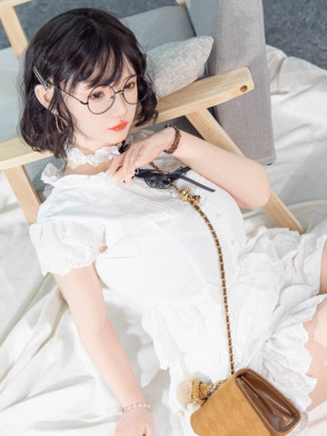 F6041—165cm/5ft4-56kg E Cup Asian ROS Silicone Sex Doll | SHEDOLL