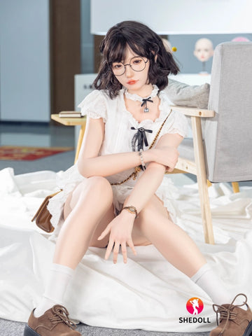 F6041—165cm/5ft4-56kg E Cup Asian ROS Silicone Sex Doll | SHEDOLL