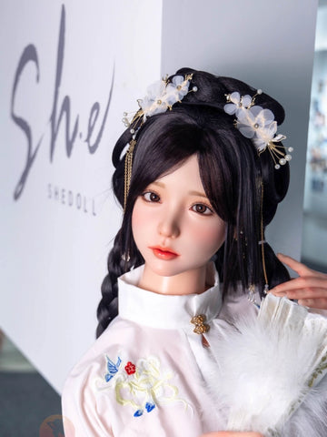 F6042—165cm/5ft4-56kg E Cup Asian Silicone Sex Doll | SHEDOLL