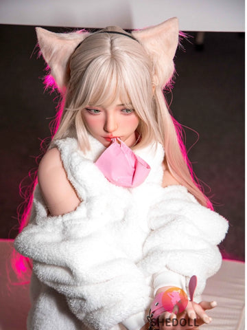 F6019—163cm/5ft4-43kg H Cup Asian ROS Silicone Head TPE Body Sex Doll | SHEDOLL