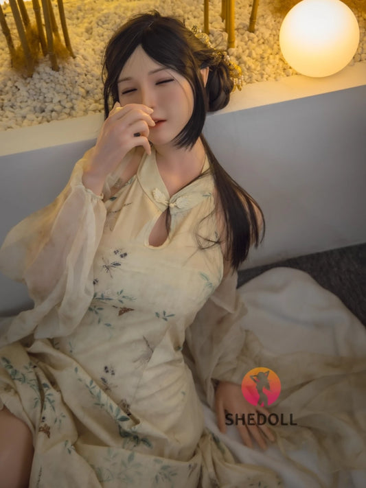 F6043—165cm/5ft4-56kg E Cup Asian Silicone Sex Doll | SHEDOLL