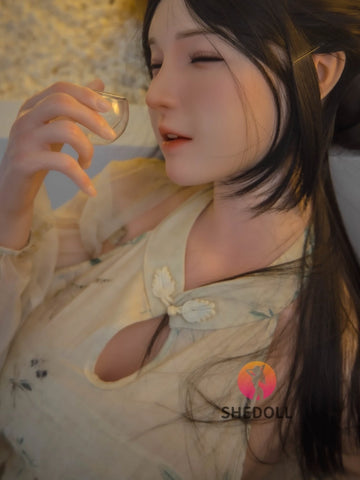 F6043—165cm/5ft4-56kg E Cup Asian Silicone Sex Doll | SHEDOLL
