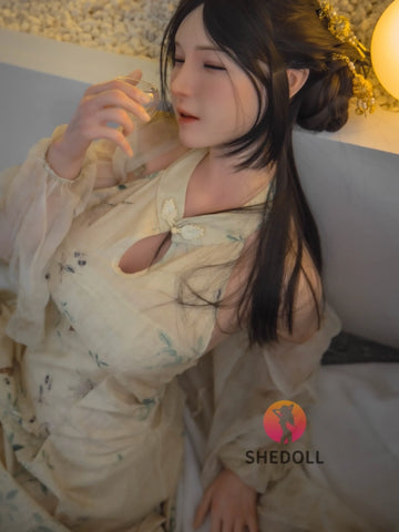 F6043—165cm/5ft4-56kg E Cup Asian Silicone Sex Doll | SHEDOLL