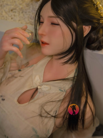 F6043—165cm/5ft4-56kg E Cup Asian Silicone Sex Doll | SHEDOLL