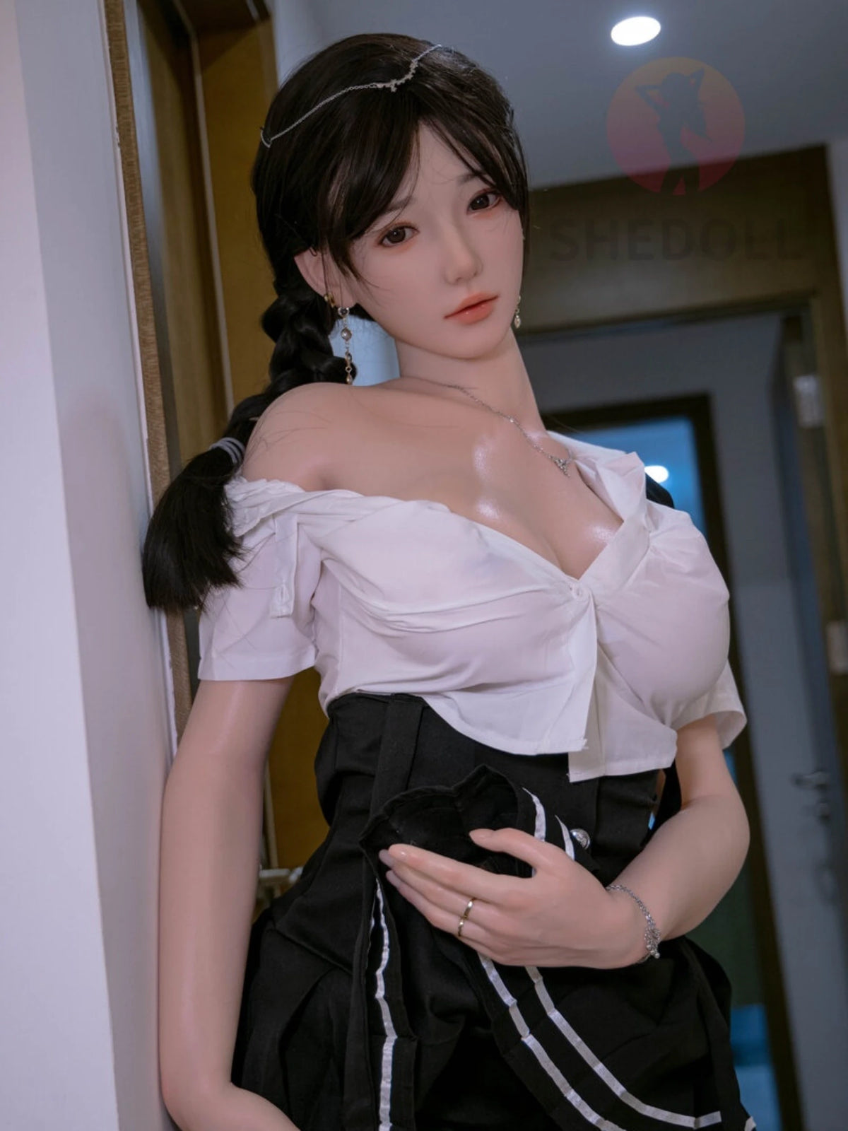 F5898—158cm/5ft2-47kg C Cup Asian ROS Silicone Sex Doll | SHEDOLL