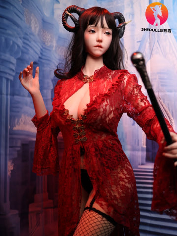 F6021—163cm/5ft4-51kg H Cup Asian Silicone Sex Doll | SHEDOLL