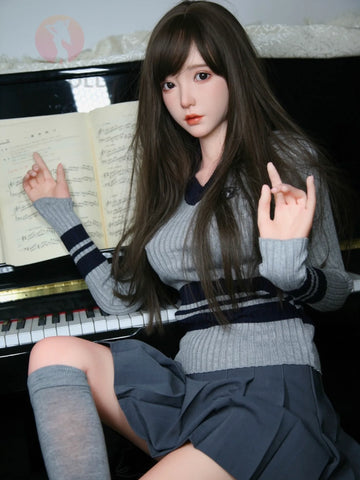 F5900—158cm/5ft2-38kg C Cup Asian Silicone Head TPE Body Sex Doll | SHEDOLL