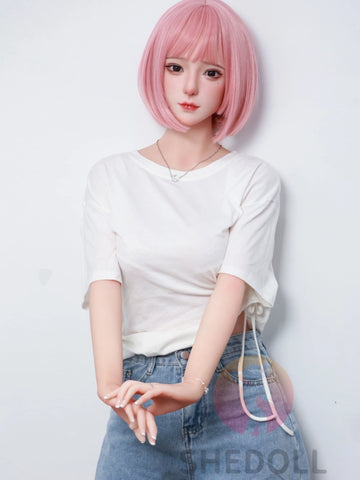 F6000—158cm/5ft2-38kg C Cup Asian Silicone Head TPE Body Sex Doll | SHEDOLL