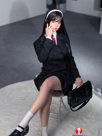 F6044—165cm/5ft4-56kg E Cup Asian ROS Silicone Sex Doll | SHEDOLL