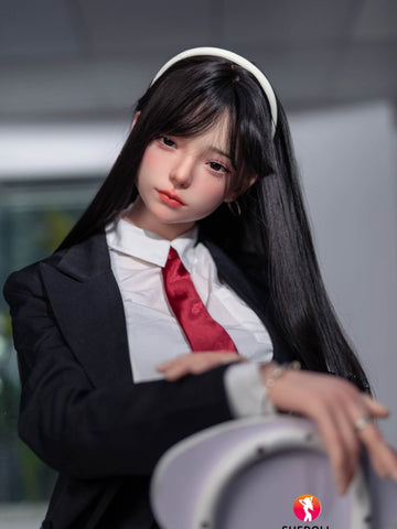 F6044—165cm/5ft4-56kg E Cup Asian ROS Silicone Sex Doll | SHEDOLL