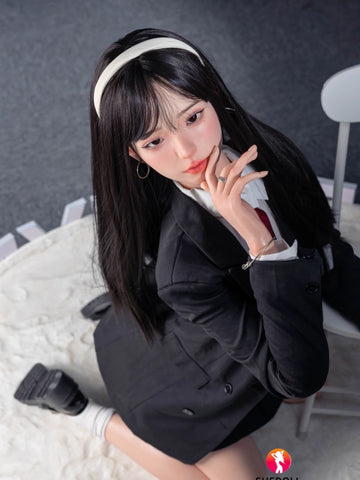 F6044—165cm/5ft4-56kg E Cup Asian ROS Silicone Sex Doll | SHEDOLL