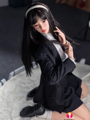 F6044—165cm/5ft4-56kg E Cup Asian ROS Silicone Sex Doll | SHEDOLL