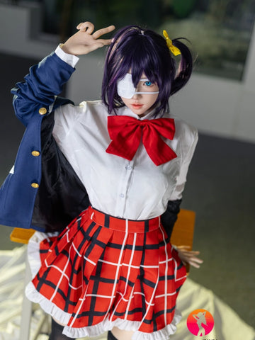 F6072—156cm/5ft1-38kg E Cup Asian ROS Silicone Head TPE Body Sex Doll | SHEDOLL