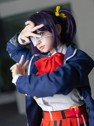 F6072—156cm/5ft1-38kg E Cup Asian ROS Silicone Head TPE Body Sex Doll | SHEDOLL