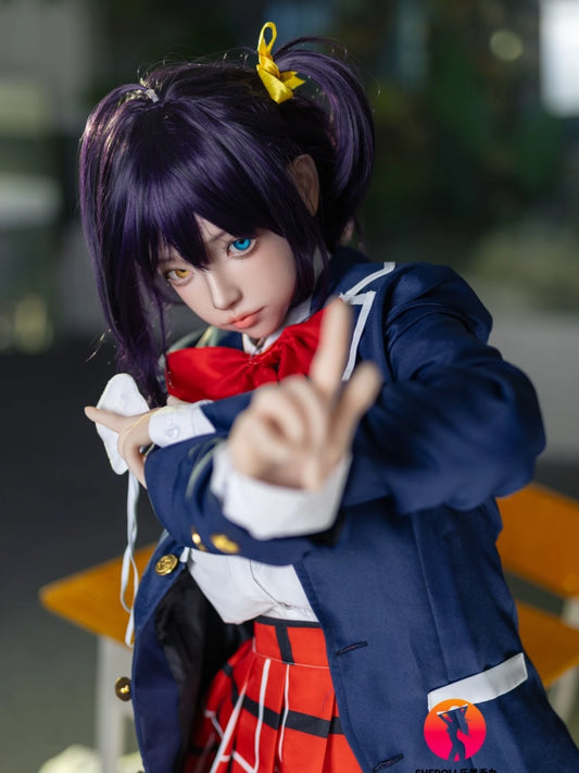 F6072—156cm/5ft1-38kg E Cup Asian ROS Silicone Head TPE Body Sex Doll | SHEDOLL