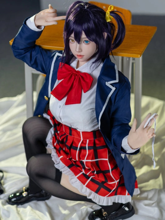 F6072—156cm/5ft1-38kg E Cup Asian ROS Silicone Head TPE Body Sex Doll | SHEDOLL