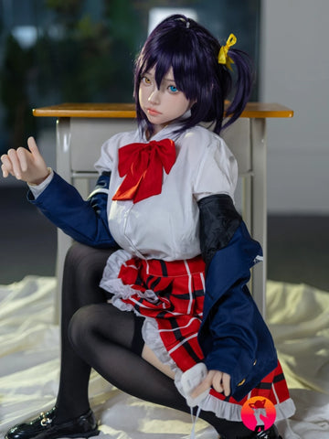 F6072—156cm/5ft1-38kg E Cup Asian ROS Silicone Head TPE Body Sex Doll | SHEDOLL