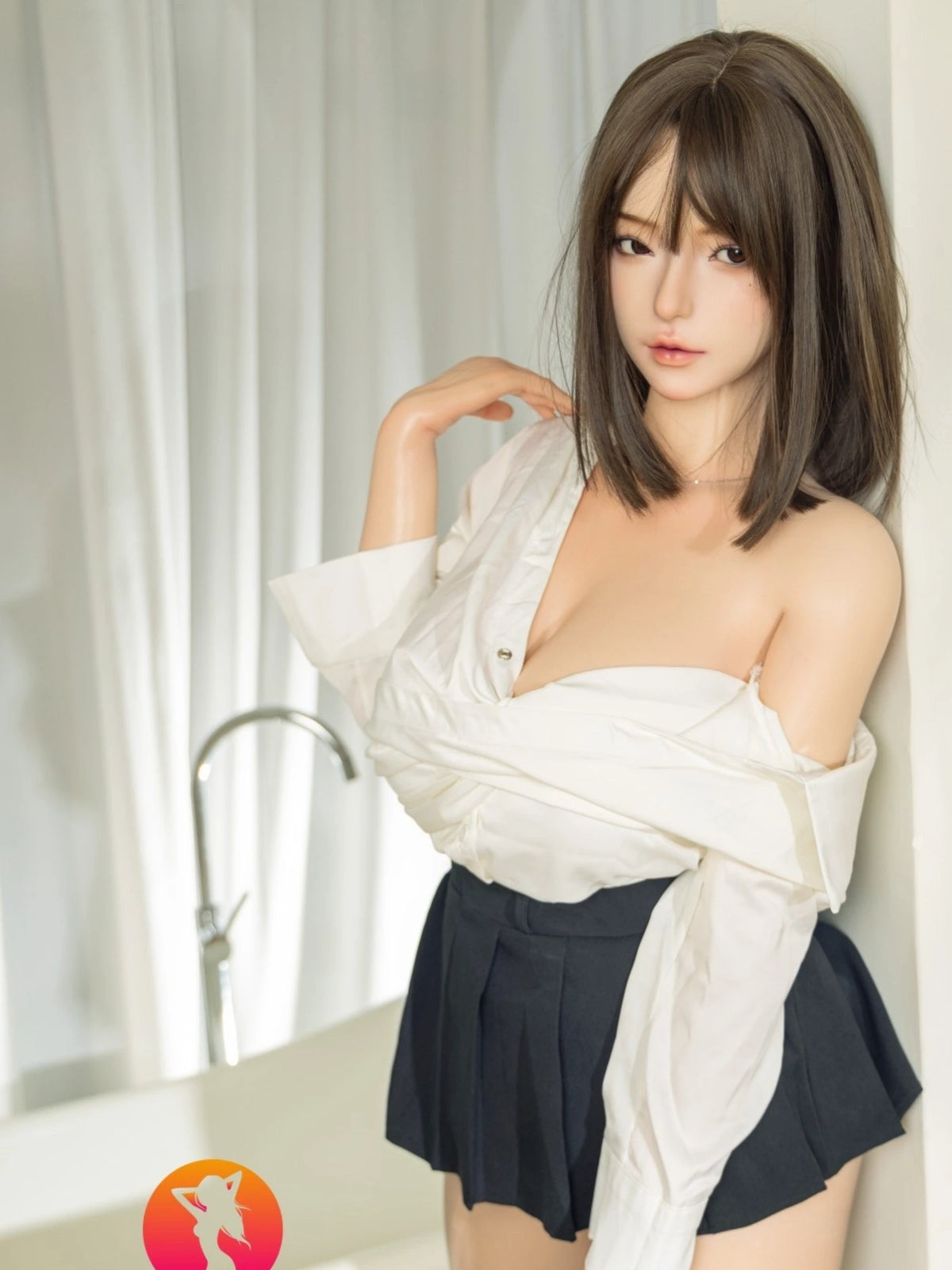 F6023—163cm/5ft4-51kg H Cup Asian ROS Silicone Sex Doll | SHEDOLL