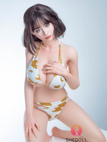 F6025—163cm/5ft4-51kg H Cup Asian ROS Silicone Sex Doll | SHEDOLL