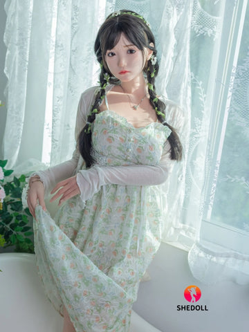 F6005—158cm/5ft2-47kg C Cup Asian ROS Silicone Sex Doll | SHEDOLL