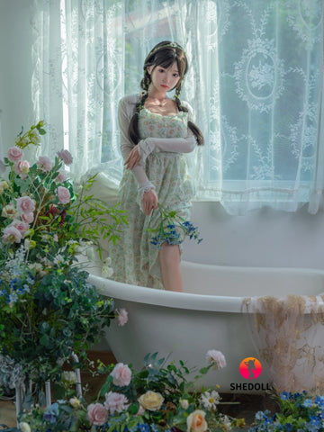F6005—158cm/5ft2-47kg C Cup Asian ROS Silicone Sex Doll | SHEDOLL