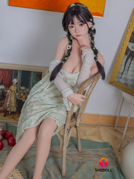 F6005—158cm/5ft2-47kg C Cup Asian ROS Silicone Sex Doll | SHEDOLL