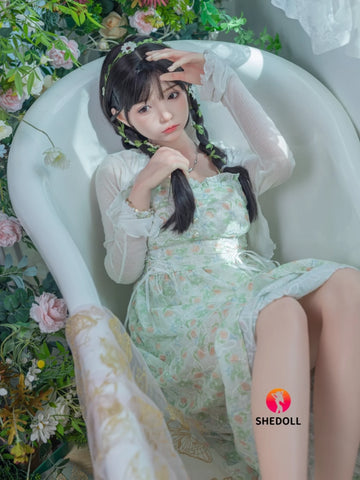 F6005—158cm/5ft2-47kg C Cup Asian ROS Silicone Sex Doll | SHEDOLL