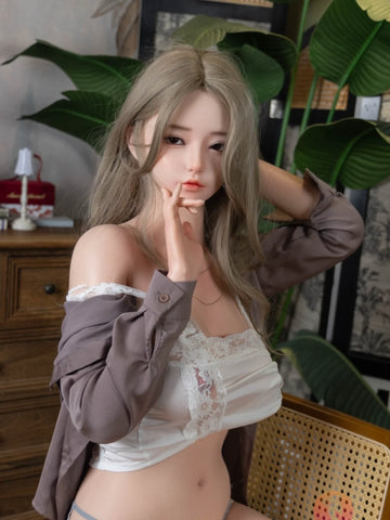 F6081—165cm/5ft4-56kg E Cup Asian ROS Real Skin Texture Silicone Sex Doll | SHEDOLL