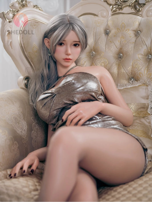 F6027—163cm/5ft4-51kg H Cup Asian ROS Silicone Sex Doll | SHEDOLL