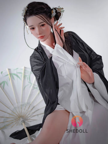 F6046—165cm/5ft4-56kg E Cup Asian Silicone Sex Doll | SHEDOLL
