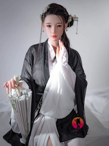 F6046—165cm/5ft4-56kg E Cup Asian Silicone Sex Doll | SHEDOLL