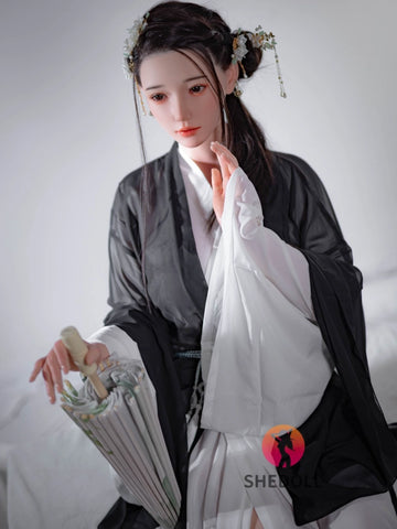 F6046—165cm/5ft4-56kg E Cup Asian Silicone Sex Doll | SHEDOLL