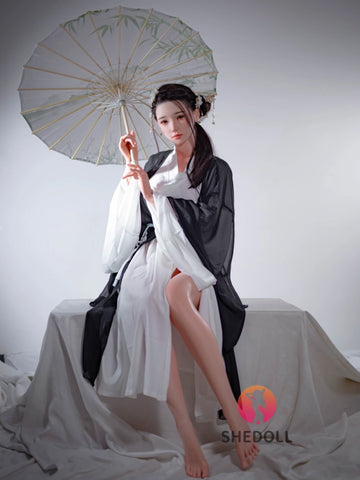 F6046—165cm/5ft4-56kg E Cup Asian Silicone Sex Doll | SHEDOLL