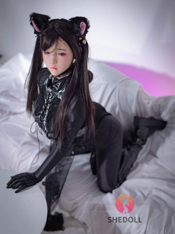 F6007—158cm/5ft2-47kg C Cup Asian Silicone Sex Doll | SHEDOLL