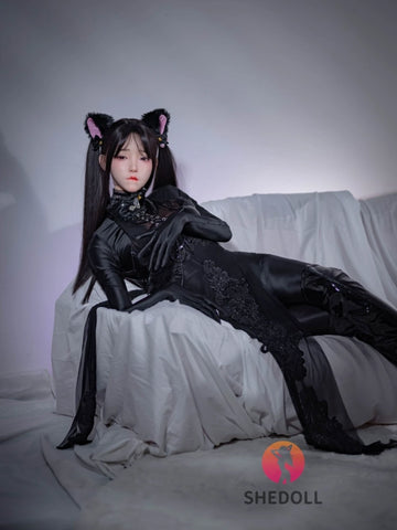 F6007—158cm/5ft2-47kg C Cup Asian Silicone Sex Doll | SHEDOLL