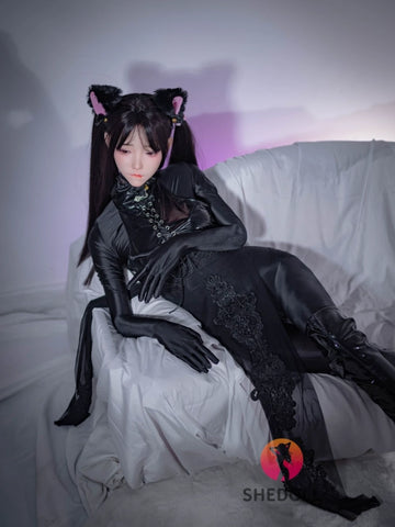 F6007—158cm/5ft2-47kg C Cup Asian Silicone Sex Doll | SHEDOLL