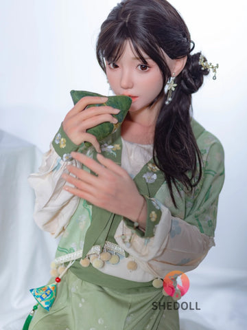 F6008—158cm/5ft2-47kg C Cup Asian ROS Silicone Sex Doll | SHEDOLL